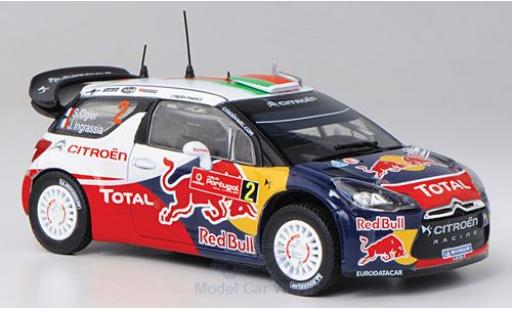 Diecast model cars DS Automobiles DS3 WRC Citroen No.2 Red Bull Total Rally WM Rally Portugal 2011 S.Ogier/J.Ingrassia 1/43 Norev