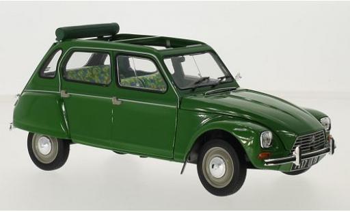 Diecast model cars Citroen Dyane Berline 6 green 1975 1/18 Norev