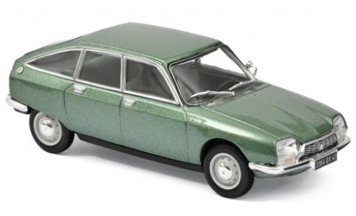 Diecast model cars Citroen GS Club 1200 metallic green 1973 1/43 Norev