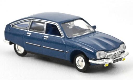 Diecast model cars Citroen GS Pallas metallic blue 1977 1/87 Norev