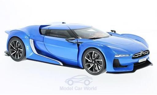 Diecast model cars Citroen GT concept metallic blue 2008 1/18 Norev
