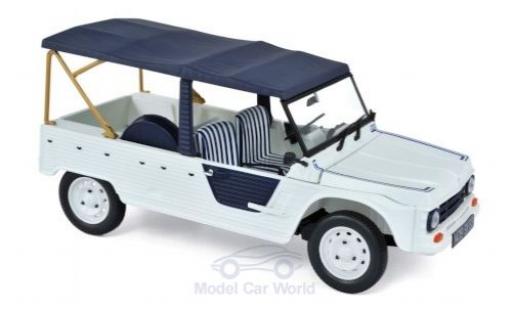 Diecast model cars Citroen Mehari Azur white/blue 1983 1/18 Norev