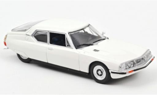 Diecast model cars Citroen SM Coupe white 1970 1/43 Norev