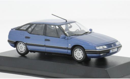 Diecast model cars Citroen XM Berline blue 1995 1/43 Norev