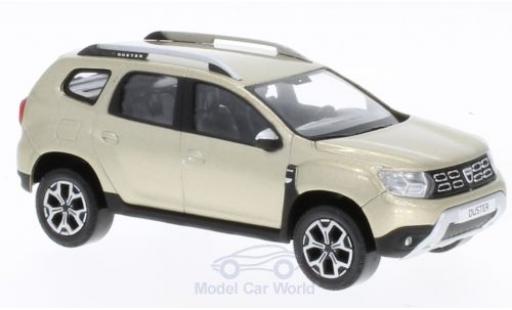 Diecast model cars Dacia Duster SUV metallic beige 2018 1/43 Norev