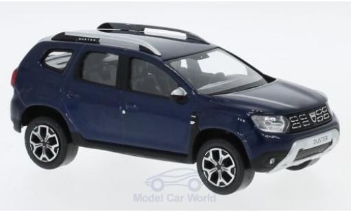 Diecast model cars Dacia Duster SUV metallic blue 2018 1/43 Norev
