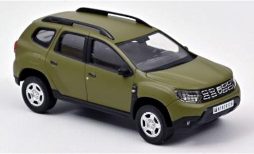 Diecast model cars Dacia Duster SUV oliv Armee 2020 1/43 Norev