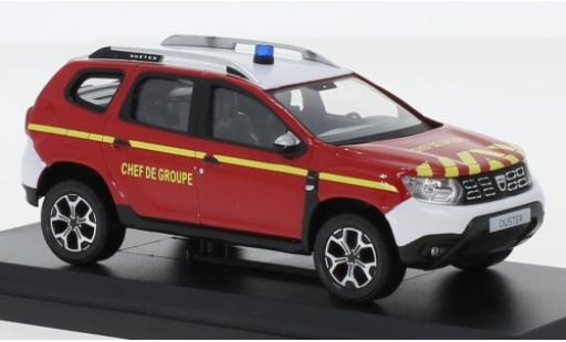 Diecast model cars Dacia Duster pompiers Fire brigade - Chef de Groupe 2018 1/43 Norev
