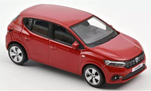 Diecast model cars Dacia Sandero Berline red 2021 1/43 Norev