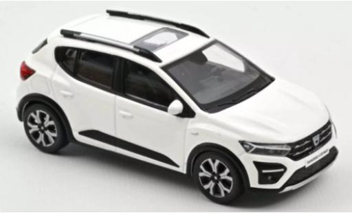Diecast model cars Dacia Sandero Stepway white 2021 1/43 Norev