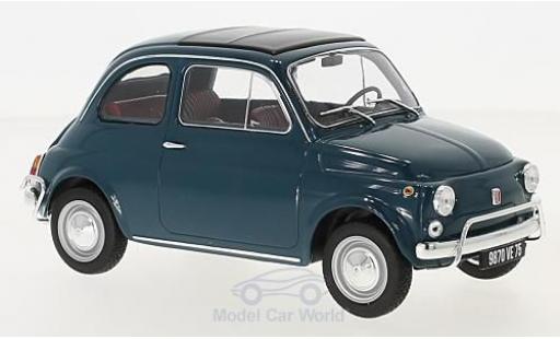 Diecast model cars Fiat 500 L blue 1968 1/18 Norev