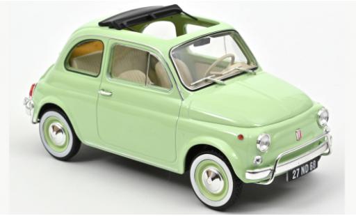 Diecast model cars Fiat 500 L green 1968 1/18 Norev