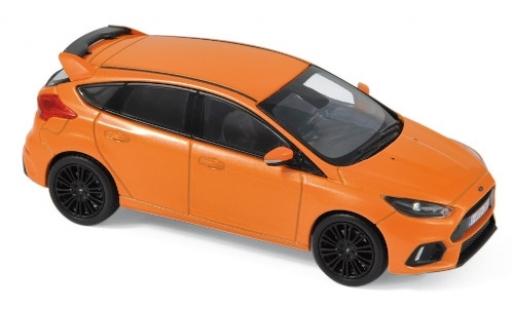 Diecast model cars Ford Focus RS metallic orange 2018 1/43 Norev