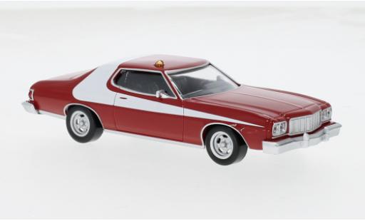 Diecast model cars Ford Gran Torino Gran Torino red/white 1974 1/43 Norev