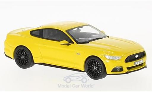 Diecast model cars Ford Mustang GT yellow 2015 1/43 Norev