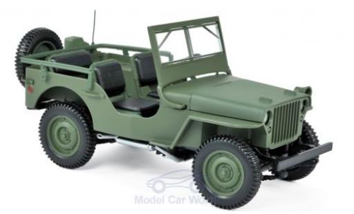 Diecast model cars Jeep Willys Base oliv 1942 1/18 Norev