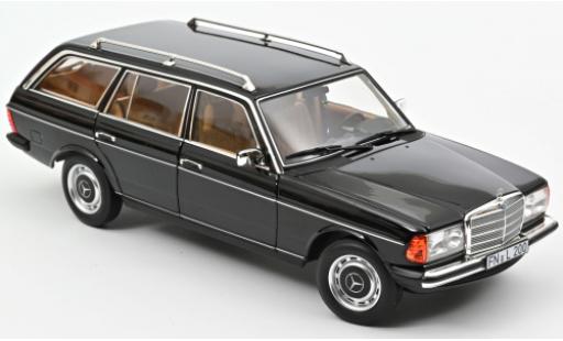 Diecast model cars Mercedes 200 Coupe T (S123) black 1982 1/18 Norev