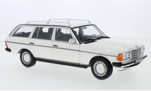 Diecast model cars Mercedes 200 Coupe T (S123) white 1982 1/18 Norev