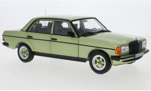 Diecast model cars Mercedes 200 Coupe (W123) AMG metallic green 1984 1/18 Norev