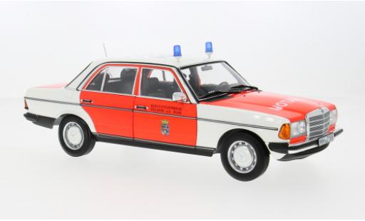 Diecast model cars Mercedes 200 Coupe (W123) Notarzt 1984 1/18 Norev