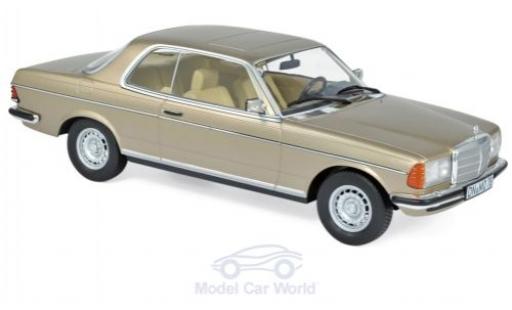 Diecast model cars Mercedes 280 Coupe CE (C123) metallic beige 1980 1/18 Norev
