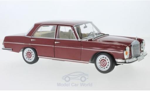 Diecast model cars Mercedes 280 Base SE red 1968 1/18 Norev