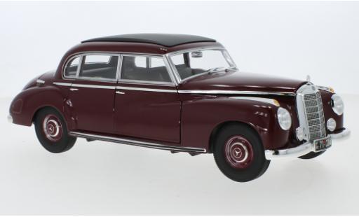 Diecast model cars Mercedes 300 Base (W186) red 1955 1/18 Norev