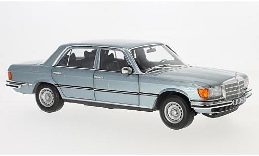 Diecast model cars Mercedes 450 Base SEL 6.9 metallic blue 1976 1/18 Norev