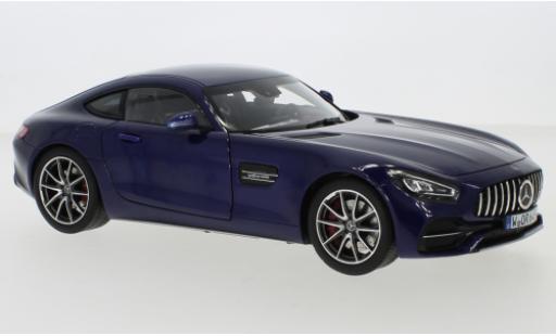 Diecast model cars Mercedes AMG GT GT S (C190) metallic blue 2019 1/18 Norev