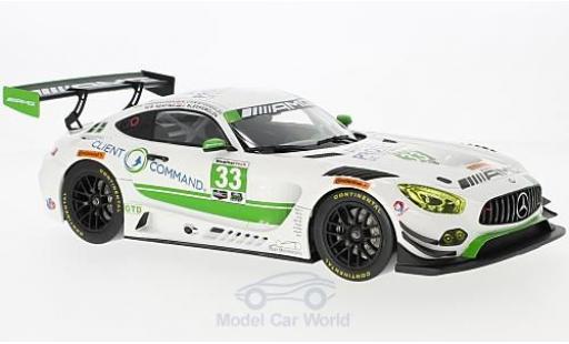 Diecast model cars Mercedes AMG GT GT3 3 No.33 Team Riley 24h Daytona 2017 M.Farnbacher/B.Keating/A.Christodoulou/J.Bleekemolen 1/18 Norev
