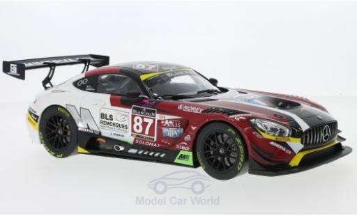 Diecast model cars Mercedes AMG GT GT3 3 No.87 Blancpain GT Series Monza 2016 J.-C.Beaubelique/M.Ricci/G.Vannelet 1/18 Norev