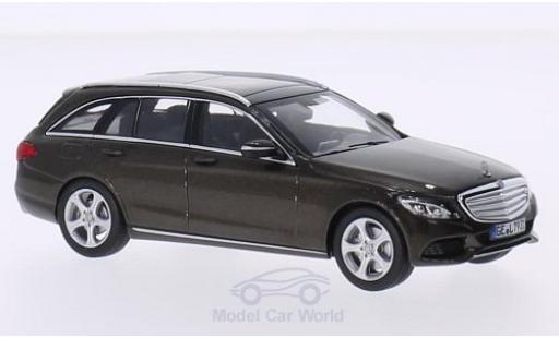 Diecast model cars Mercedes Classe C T-Modell (S205) metallic brown 2014 1/43 Norev