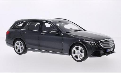Diecast model cars Mercedes Classe C T-Modell (S205) metallic grey 2014 1/18 Norev