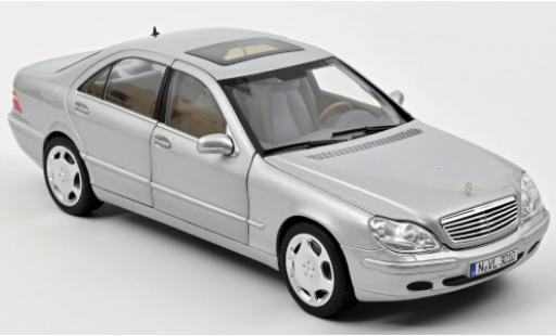 Diecast model cars Mercedes Classe S Base S 600 (W220) grey 1998 1/18 Norev