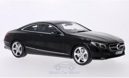 Diecast model cars Mercedes Classe S Coupe (C217) black 2014 1/18 Norev