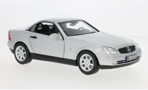 Diecast model cars Mercedes SLK Base (R170) silver 1996 1/18 Norev