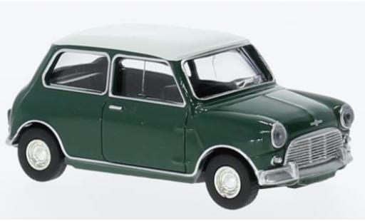 Diecast model cars Mini Cooper S green/white 1964 1/64 Norev