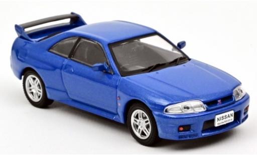 Diecast model cars Nissan Skyline R33 () GT-R metallic blue RHD 1995 1/43 Norev