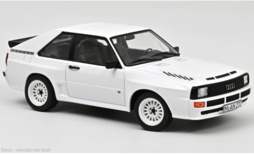 Diecast model cars Audi Sport Quattro coupe white 1985 1/18 Norev