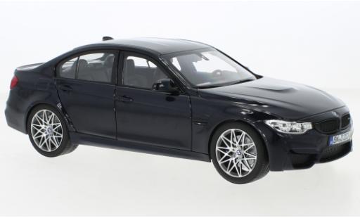 Diecast model cars Bmw M3 Competition metallise blue 2017 1/18 Norev