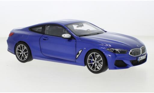 Diecast model cars Bmw M850 coupe i metallise blue 2018 1/18 Norev