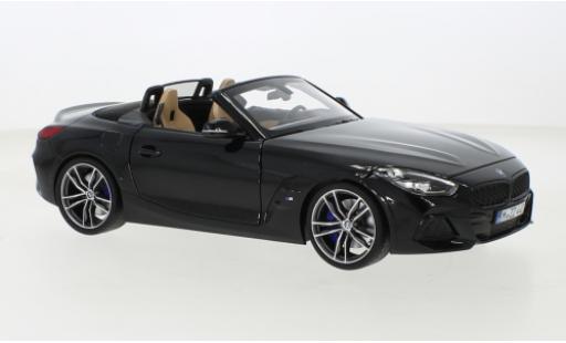 Diecast model cars Bmw Z4 roadster metallise black 2019 1/18 Norev