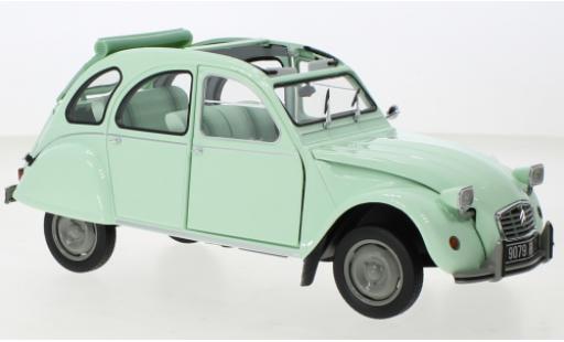 Diecast model cars Citroen 2CV Berline 6 Club green 1982 1/18 Norev