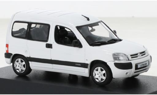 Diecast model cars Citroen Berlingo Fourgonnette white 2004 1/43 Norev
