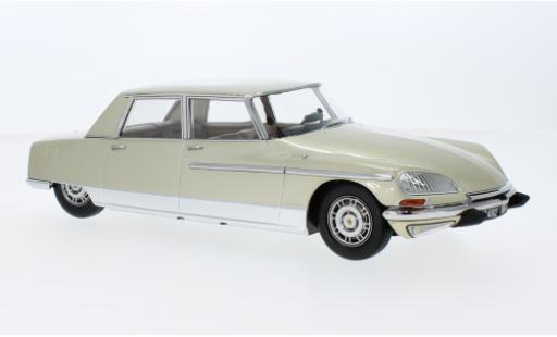 Diecast model cars Citroen DS 21 Lorraine metallise beige 1969 1/18 Norev