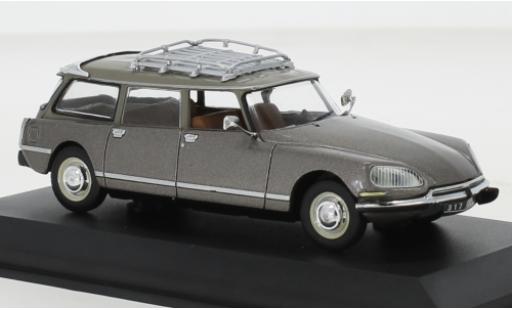 Diecast model cars Citroen DS Break 23 Estate metallise grey 1974 1/43 Norev