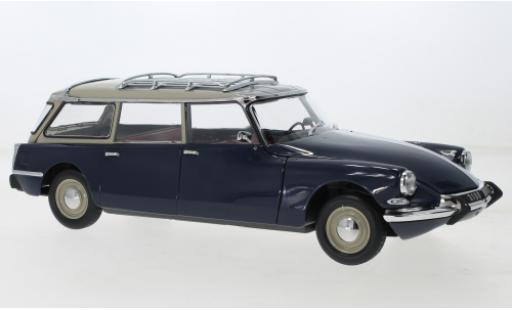 Diecast model cars Citroen ID 19 Break Estate blue 1967 1/18 Norev