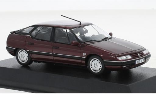 Diecast model cars Citroen XM Berline metallise red 1995 1/43 Norev