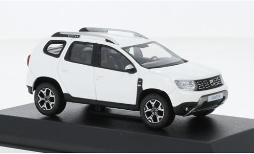 Diecast model cars Dacia Duster SUV white 2020 1/43 Norev