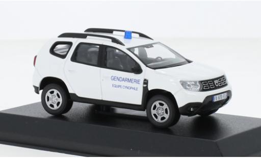 Diecast model cars Dacia Duster SUV Gendamerie - Equipe Cynophile 2020 1/43 Norev